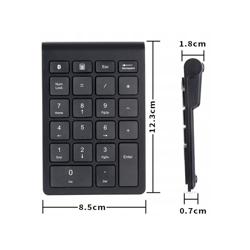 MINI KLAWIATURA NUMERYCZNA BLUETOOTH DO LAPTOPÓW