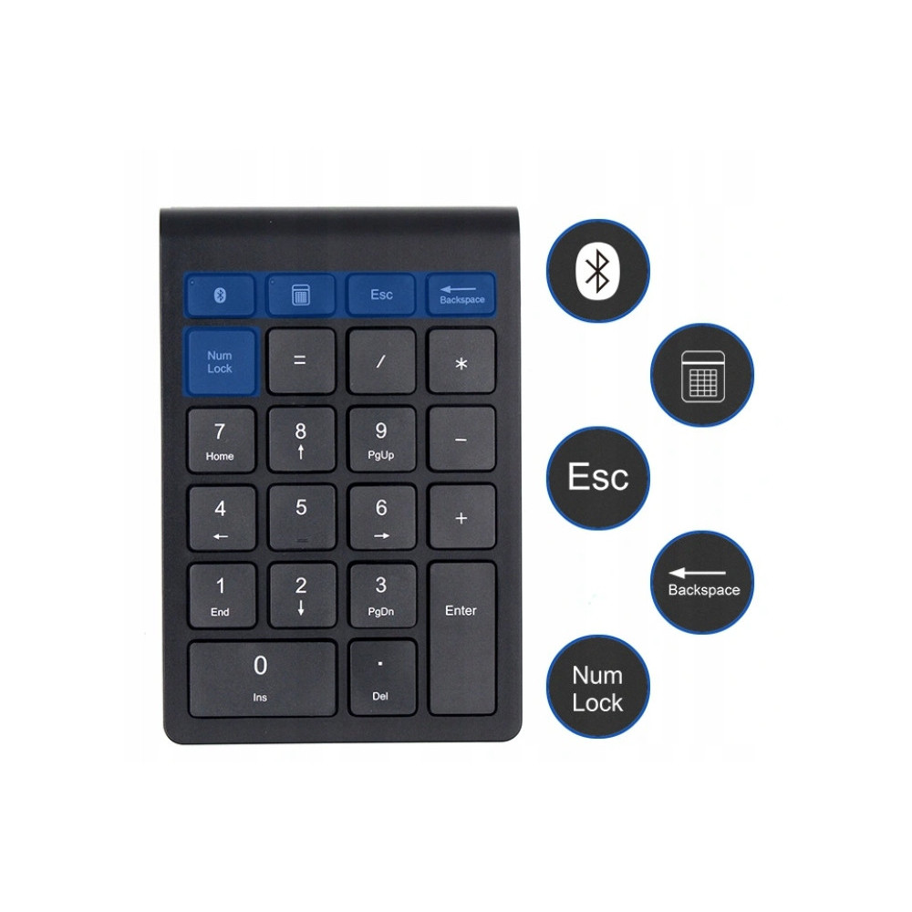 MINI KLAWIATURA NUMERYCZNA BLUETOOTH DO LAPTOPÓW