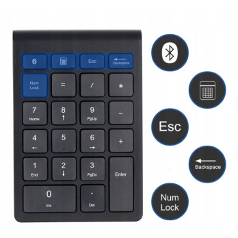 MINI KLAWIATURA NUMERYCZNA BLUETOOTH DO LAPTOPÓW