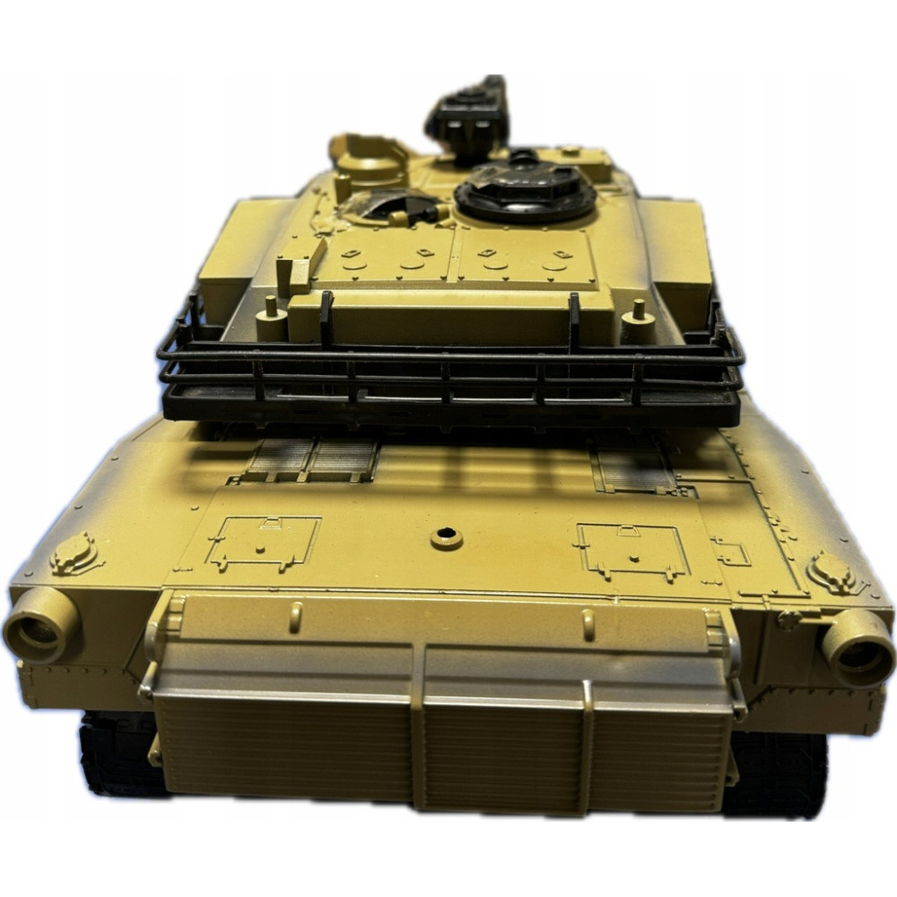 DUŻY RC CZOŁG ZDALNIE STEROWANY M1A2 ABRAMS STRZELAJĄCY KULKAMI ODGŁOSY