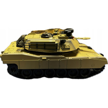 DUŻY RC CZOŁG ZDALNIE STEROWANY M1A2 ABRAMS STRZELAJĄCY KULKAMI ODGŁOSY
