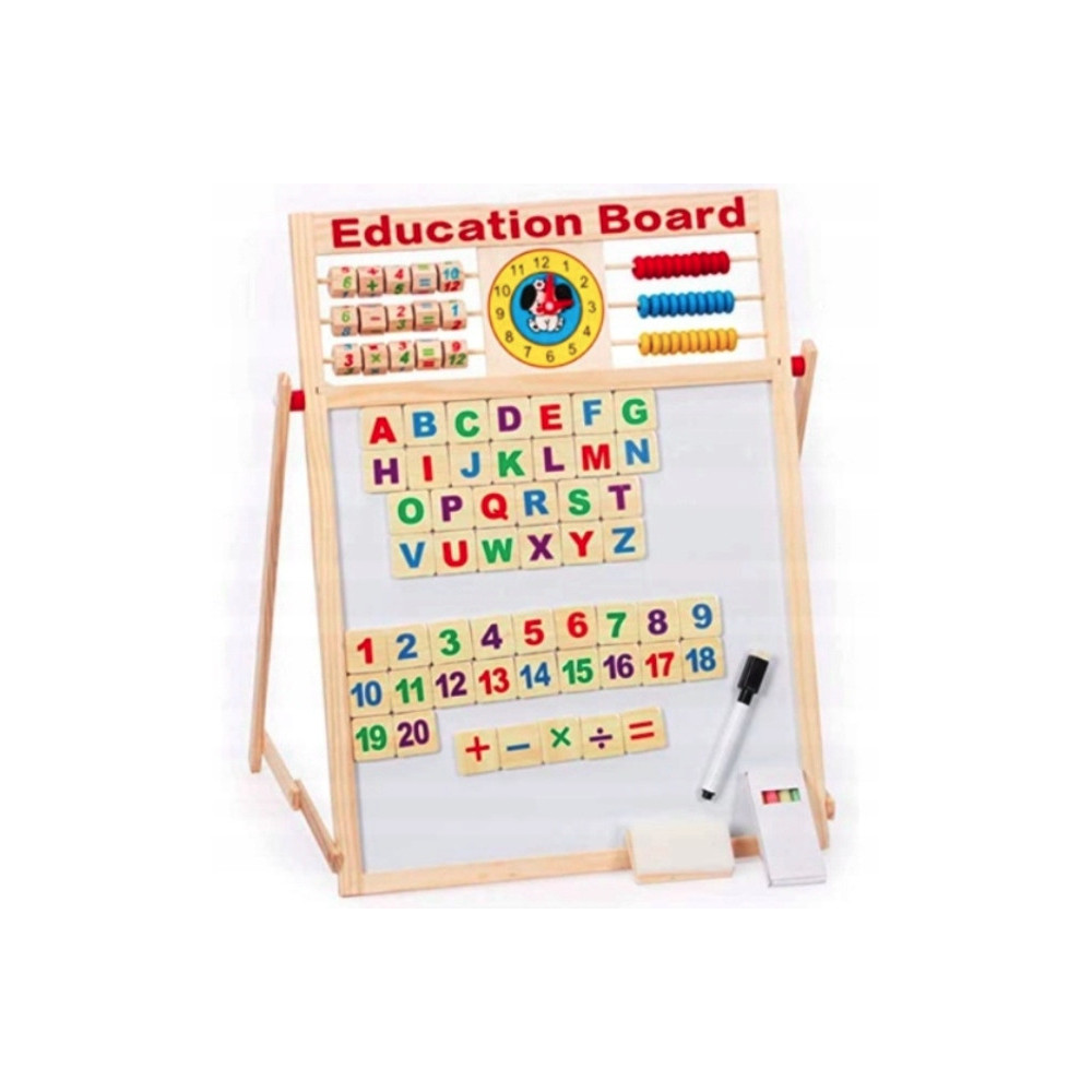 TABLICA KREDOWA SUCHOŚCIERALNA DWUSTRONNA EDUKACYJNA WIELOFUNKCYJNA