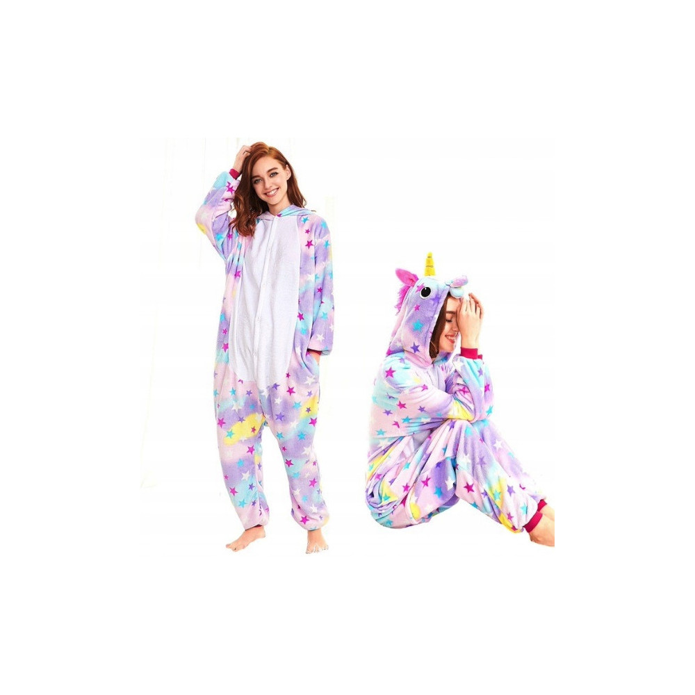 ONESIE JEDNOROŻEC UNICORN TĘCZOWY GWIAZDKI S