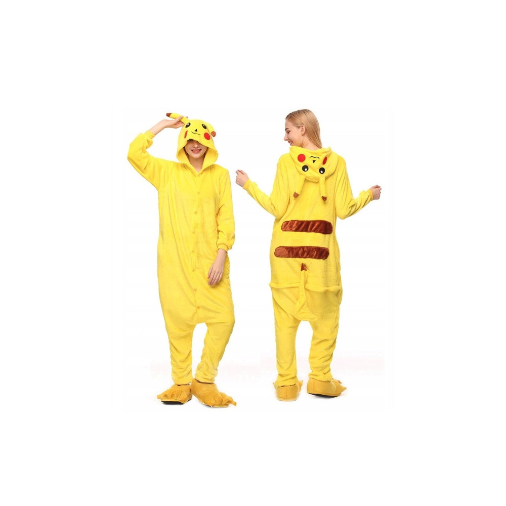 PIKACHU ONESIE PIŻAMA DRES KOSTIUM KIGURUMI M