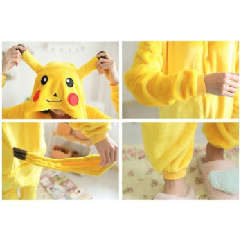PIKACHU ONESIE PIŻAMA DRES KOSTIUM KIGURUMI M