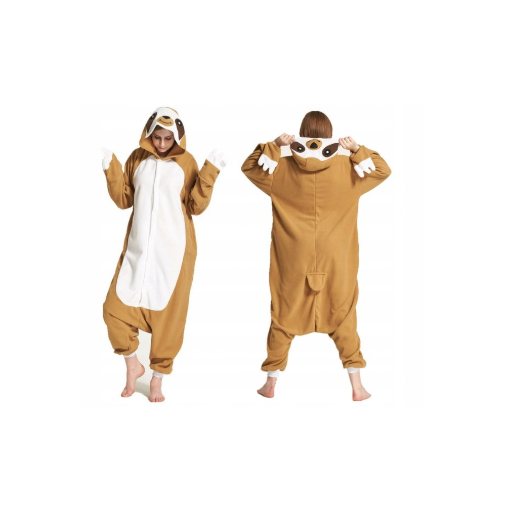 LENIWIEC ONESIE KOMBINEZON KIGURUMI DRES PIŻAMA XL