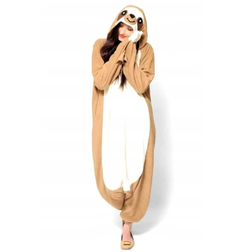 LENIWIEC ONESIE KOMBINEZON KIGURUMI DRES PIŻAMA XL