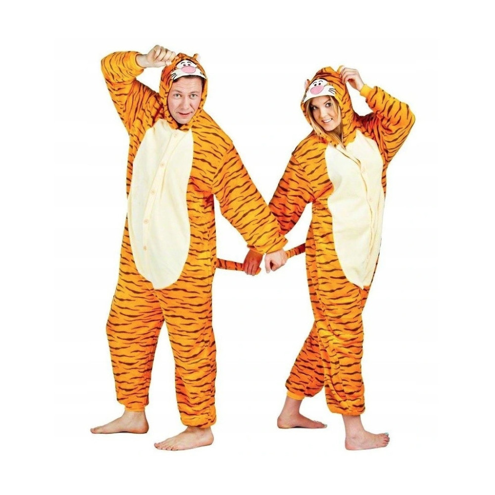ONESIE TYGRYS-EK DRES PIŻAMA PRZEBRANIE KIGURUMI S
