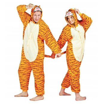 ONESIE TYGRYS-EK DRES PIŻAMA PRZEBRANIE KIGURUMI S
