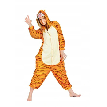 ONESIE TYGRYS-EK DRES PIŻAMA PRZEBRANIE KIGURUMI S