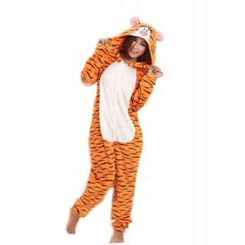 ONESIE TYGRYS-EK DRES PIŻAMA PRZEBRANIE KIGURUMI S