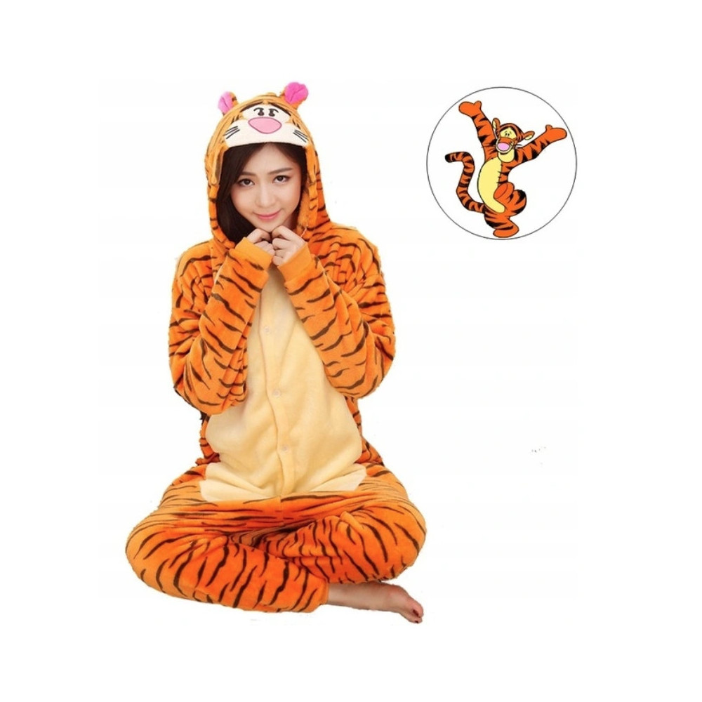 ONESIE TYGRYS-EK DRES PIŻAMA PRZEBRANIE KIGURUMI S