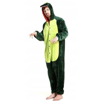 DINOZAUR ONESIE PIŻAMA KIGURUMI KOMBINEZON DINO XL