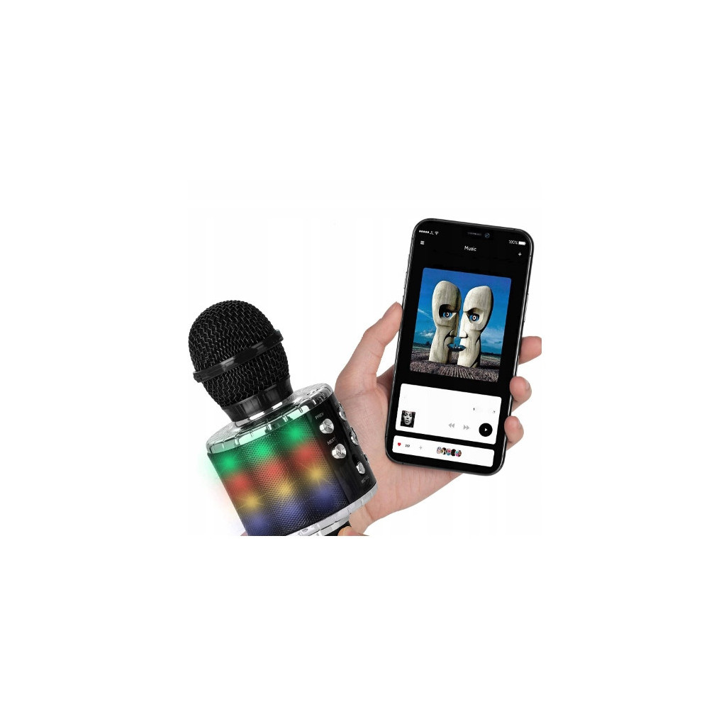 MIKROFON BEZPRZEWODOWY KARAOKE BLUETOOTH KOLORY