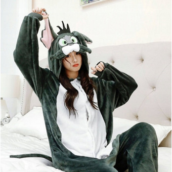 TOM JERRY KOT-EK ONESIE KOMBINEZON KIGURUMI L