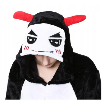 PIŻAMA ONESIE PRZEBRANIE DIABEŁ DEMON KIGURUMI M