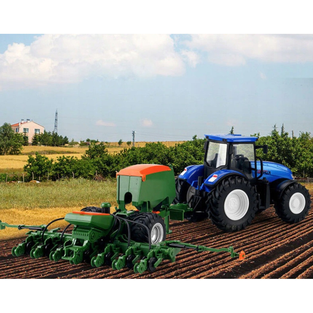 TRAKTOR CIĄGNIK ZDALNIE STEROWANY 1:24 RC NACZEPA