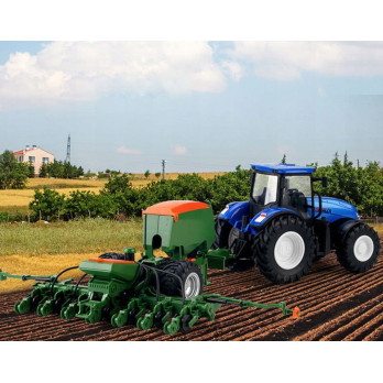 TRAKTOR CIĄGNIK ZDALNIE STEROWANY 1:24 RC NACZEPA