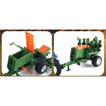 TRAKTOR CIĄGNIK ZDALNIE STEROWANY 1:24 RC NACZEPA