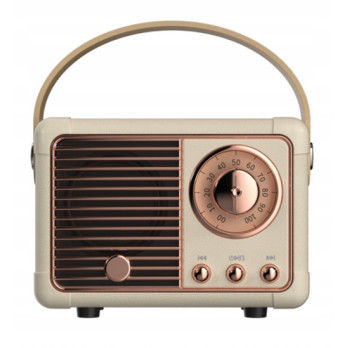RETRO PRZENOŚNY GŁOŚNIK BLUETOOTH RADIO PREZENT