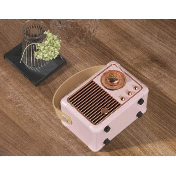 RETRO PRZENOŚNY GŁOŚNIK BLUETOOTH RADIO PREZENT