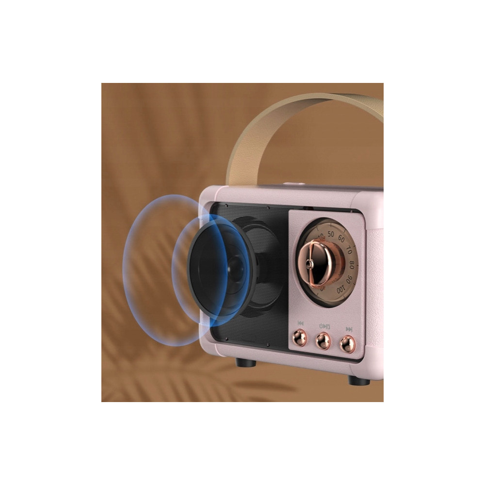 RETRO PRZENOŚNY GŁOŚNIK BLUETOOTH RADIO PREZENT