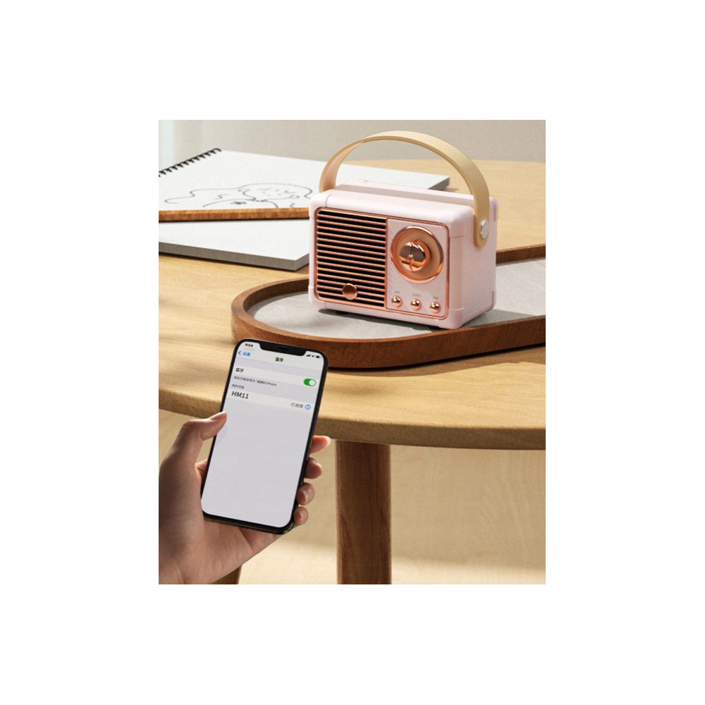 RETRO PRZENOŚNY GŁOŚNIK BLUETOOTH RADIO PREZENT