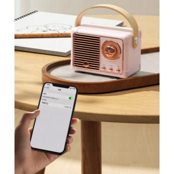RETRO PRZENOŚNY GŁOŚNIK BLUETOOTH RADIO PREZENT