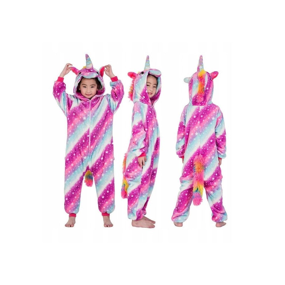 JEDNOROŻEC UNICORN GALAXY DRES PRZEBRANIE ONESIE PIŻAMA DZIECIĘCA 98/104