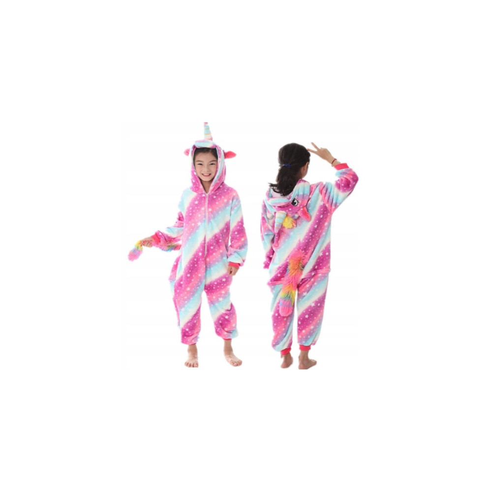JEDNOROŻEC UNICORN GALAXY DRES PRZEBRANIE ONESIE PIŻAMA DZIECIĘCA 98/104