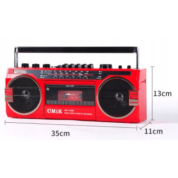 RADIO MAGNETOFON KASETOWY CMiK KASETA GŁOŚNIK