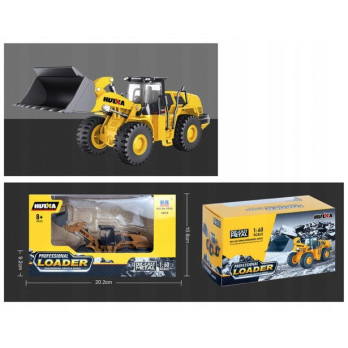 BULDOŻER KOPARKA SPYCHACZ METALOWY ZABAWKA 1:60