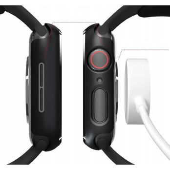 2W1 ETUI + SZKŁO HARTOWANE DO APPLE WATCH 7 41MM