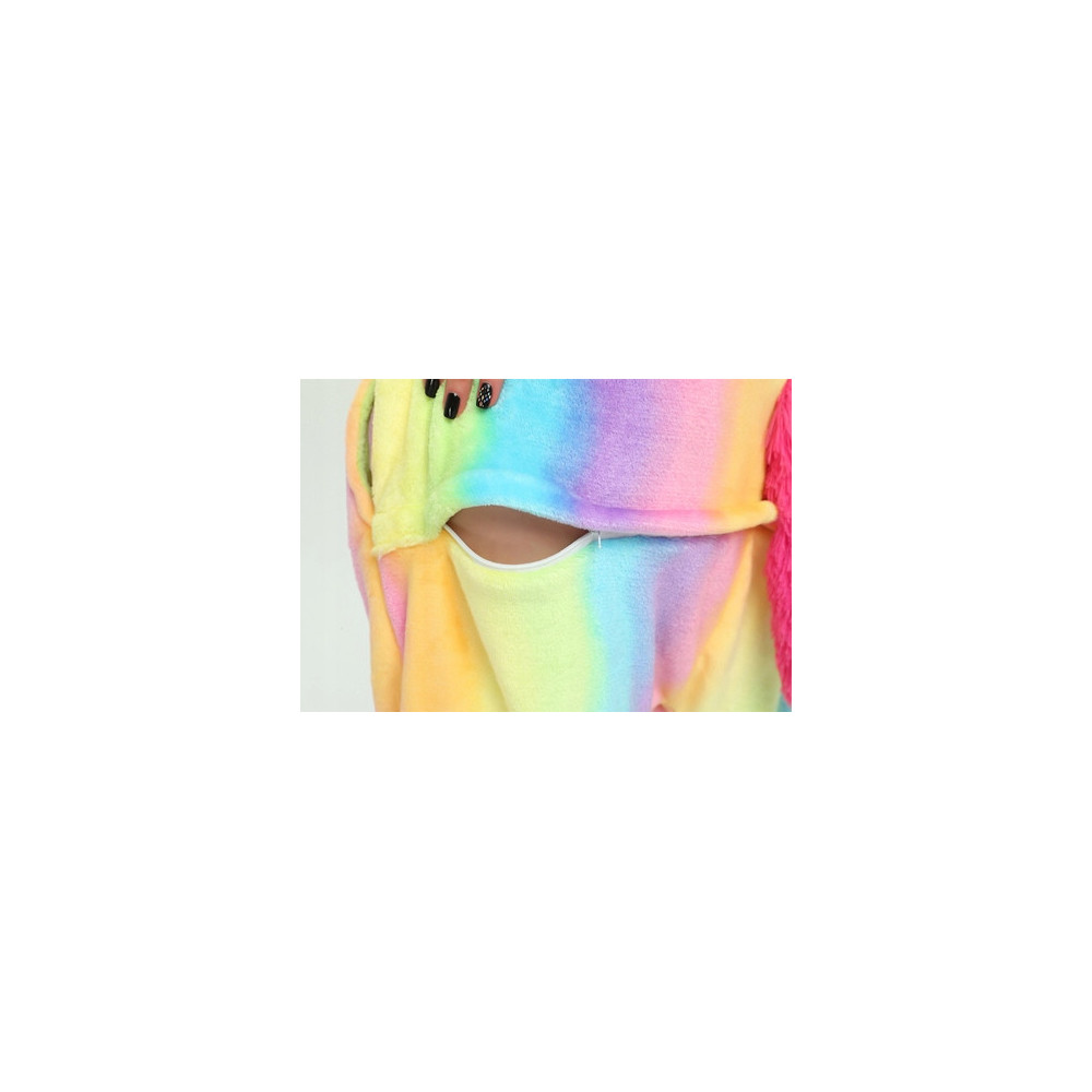 JEDNOROŻEC ONESIE UNICORN TĘCZA PIŻAMA ŚWIĘTA M