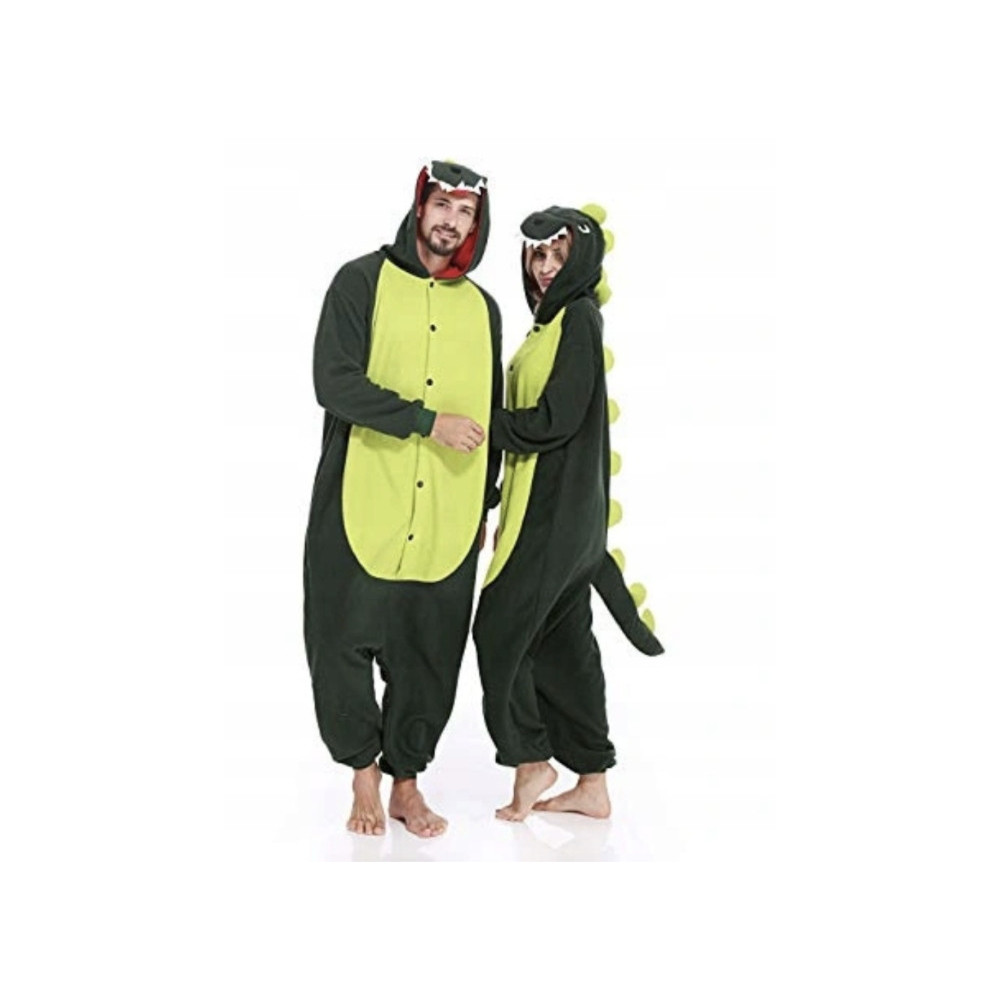 DINOZAUR ONESIE PIŻAMA KIGURUMI KOMBINEZON DINO S