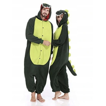DINOZAUR ONESIE PIŻAMA KIGURUMI KOMBINEZON DINO S