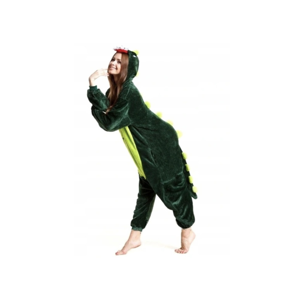 DINOZAUR ONESIE PIŻAMA KIGURUMI KOMBINEZON DINO S