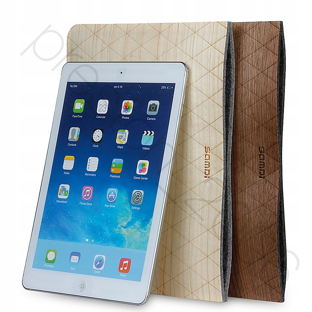 SAMDI Drewniane Etui uniwersalne Case do iPad Pro Air 2 9.7 10.2 retro