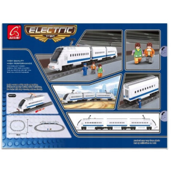 KLOCKI POCIĄG BIAŁY 25825 PASAŻERSKI ELEKTRYCZNY
