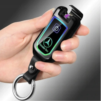Zapalniczka PLAZMOWA USB 2 ŁUKI MERCEDES NA DOTYK