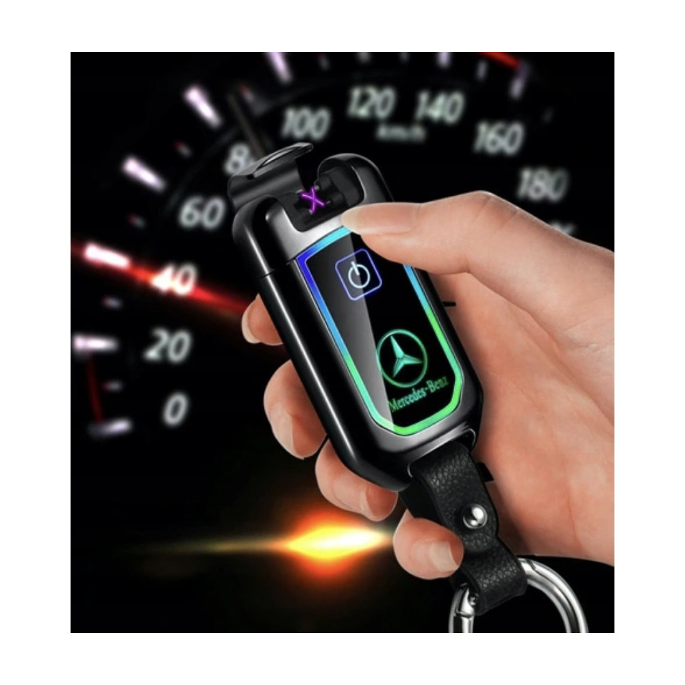 Zapalniczka PLAZMOWA USB 2 ŁUKI MERCEDES NA DOTYK
