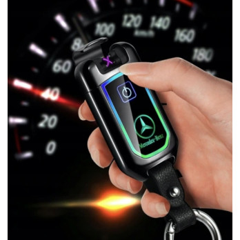 Zapalniczka PLAZMOWA USB 2 ŁUKI MERCEDES NA DOTYK