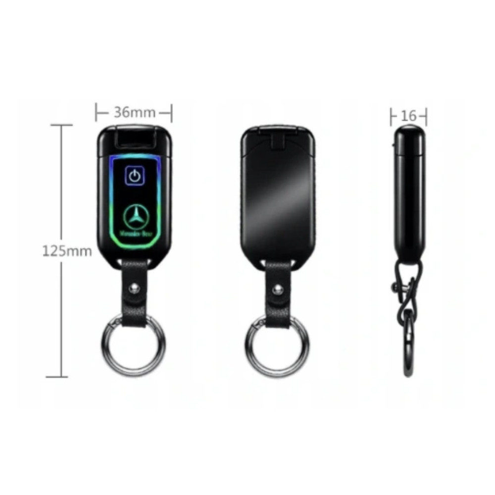 Zapalniczka PLAZMOWA USB 2 ŁUKI MERCEDES NA DOTYK