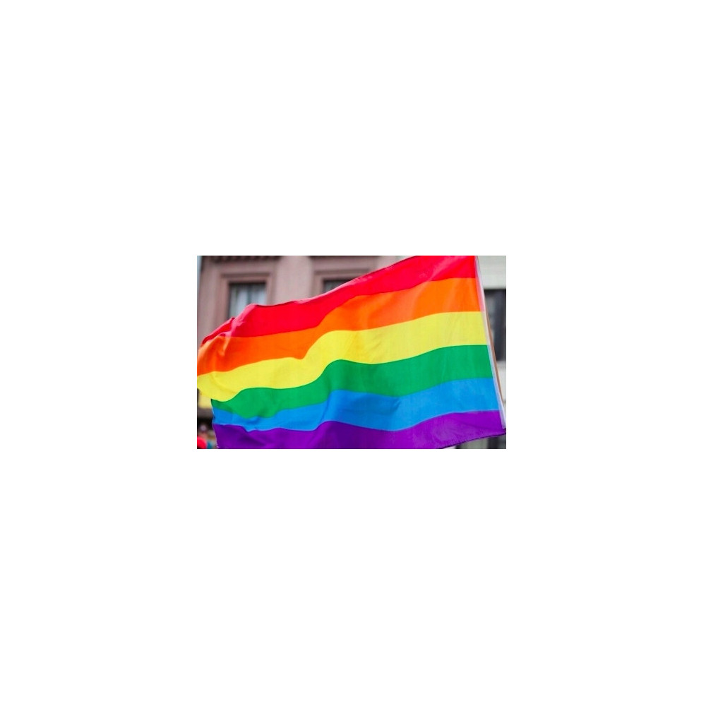 FLAGA TĘCZOWA RAINBOW FLAG LGBT PRIDE DUŻA MOCNA