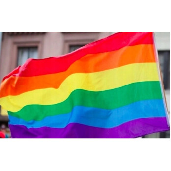 FLAGA TĘCZOWA RAINBOW FLAG LGBT PRIDE DUŻA MOCNA