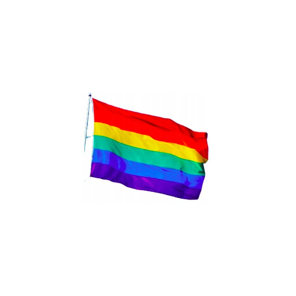 FLAGA TĘCZOWA RAINBOW FLAG LGBT PRIDE DUŻA MOCNA