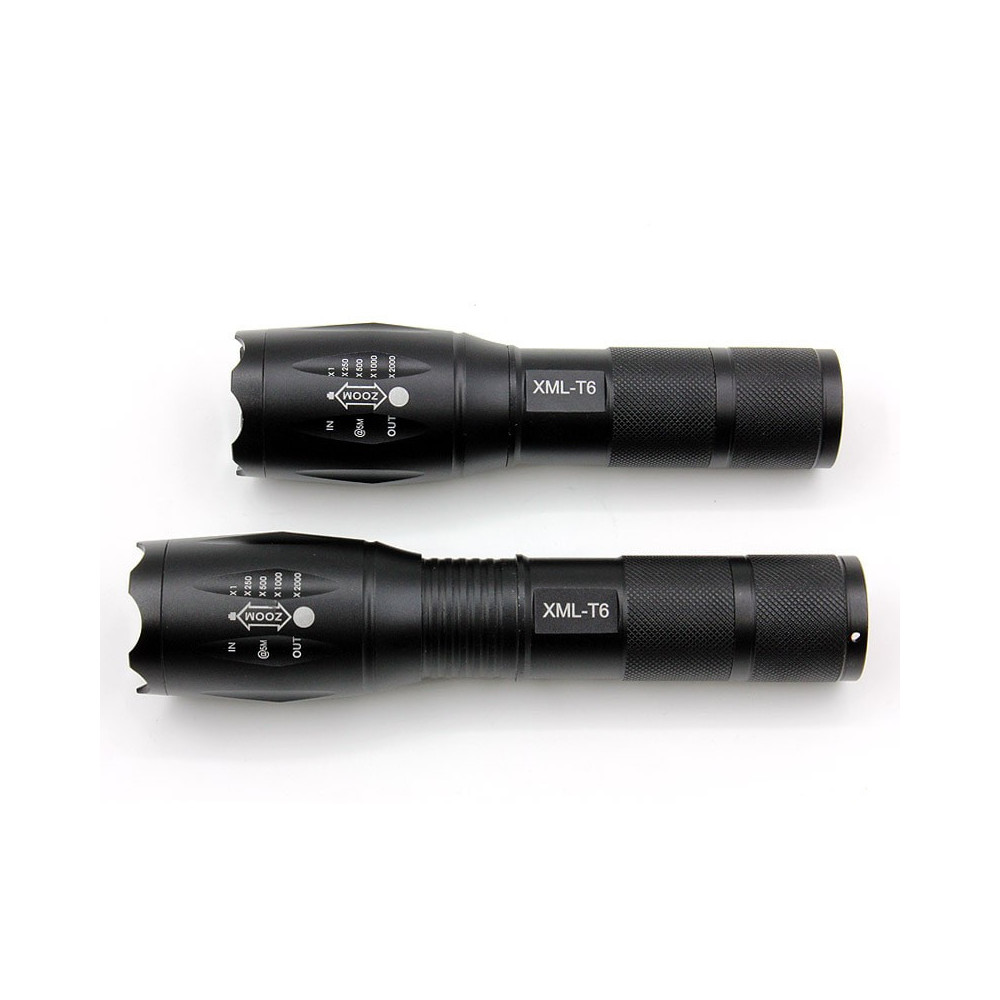 MOCNA LATARKA SZPERACZ XML-T6 LAMPA POLICYJNA ZOOM