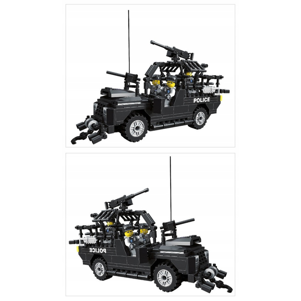KLOCKI POLICE CITY POLICJA POJAZD TRANSPORTER