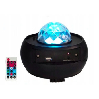 LAMPA LED PROJEKTOR GWIAZD GŁOŚNIK BLUETOOTH