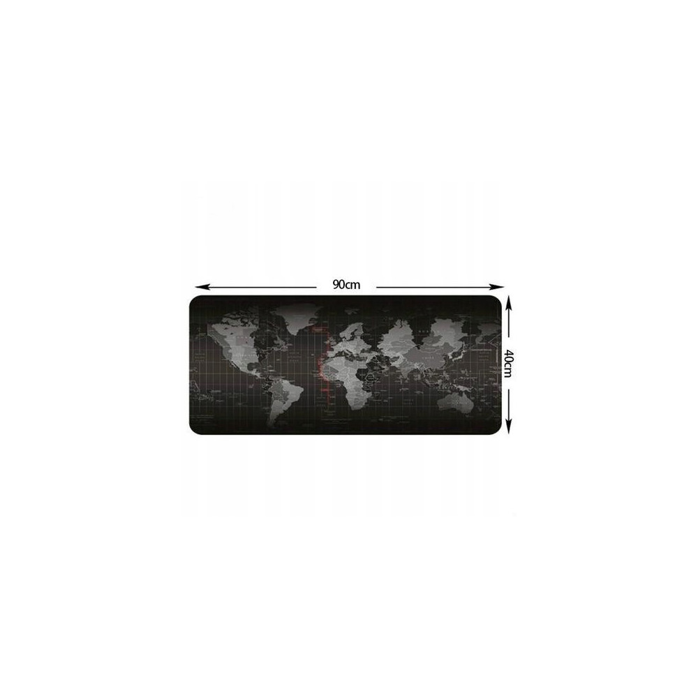 DUŻA MAPA ŚWIATA PODKŁADKA OCHRONNA NA BIURKO MATA 90 x 40 cm